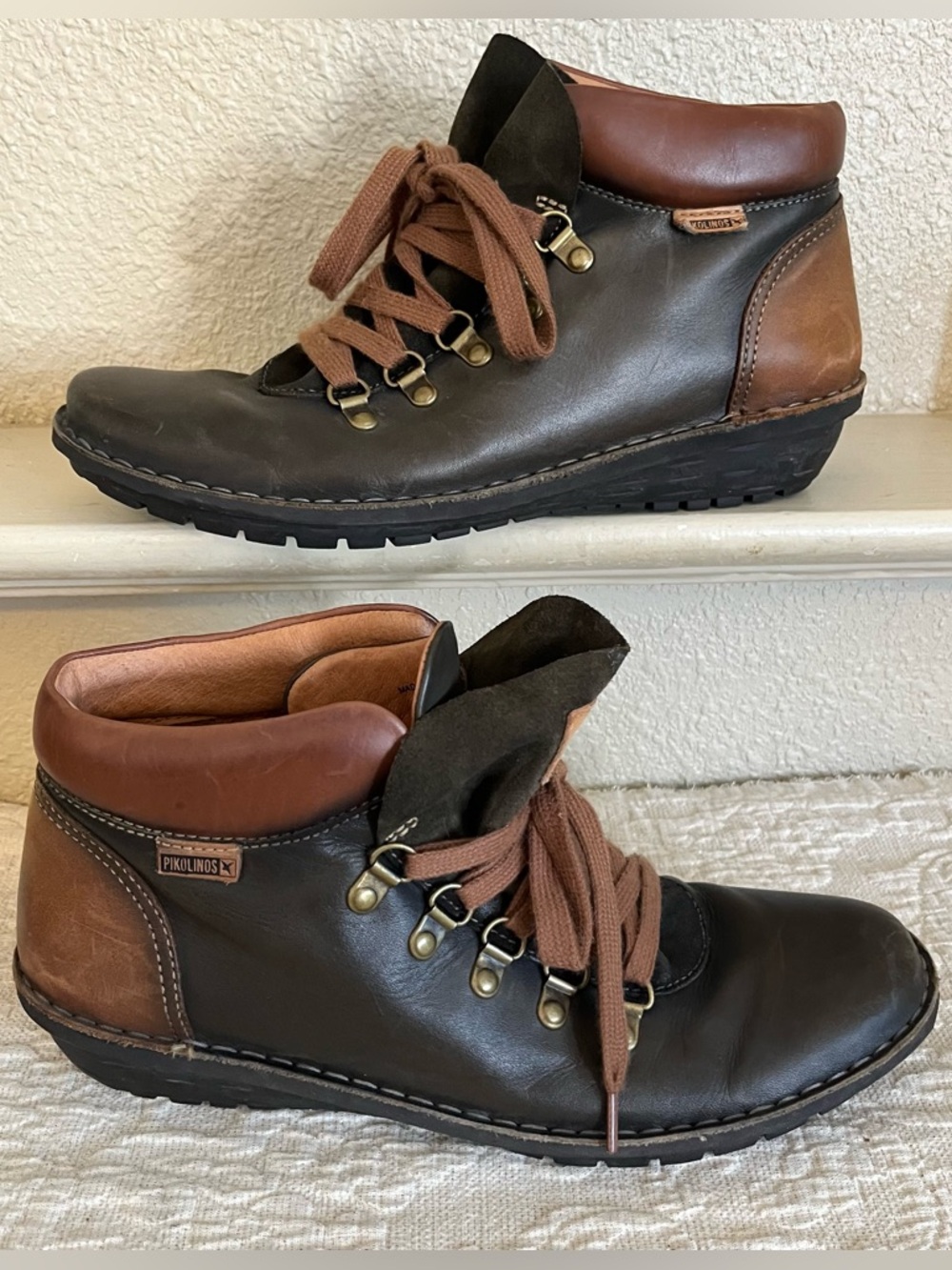 Pikolinos Cazorla Ankle Boots Size 9 EU 40 Brown Tan